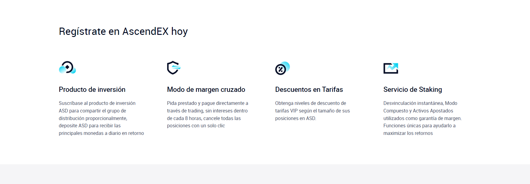 Beneficios de AscendEX Beneficios de AscendEX