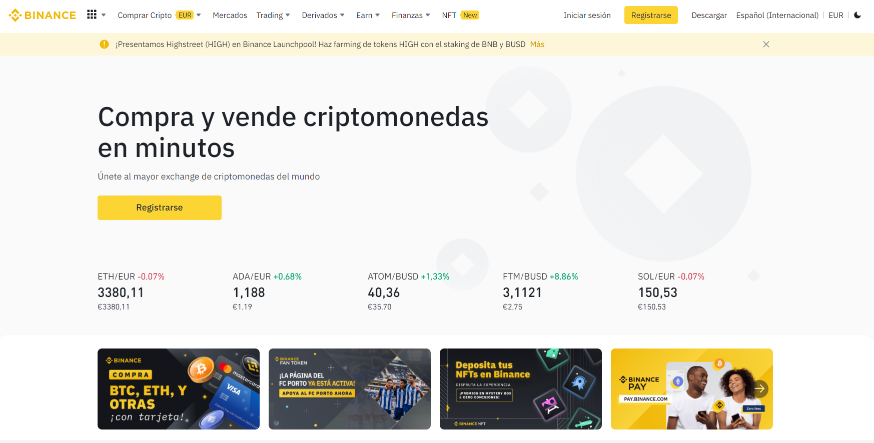 Binance es una de las mayores plataformas internacionales de trading de criptodivisas Binance es una de las mayores plataformas internacionales de trading de criptodivisas