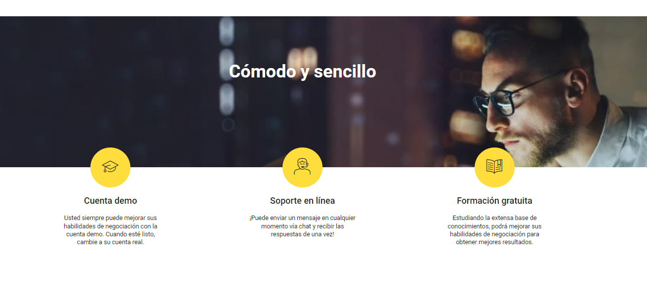 Сomience su carrera con pasos sencillos: use la cuenta demo Сomience su carrera con pasos sencillos: use la cuenta demo