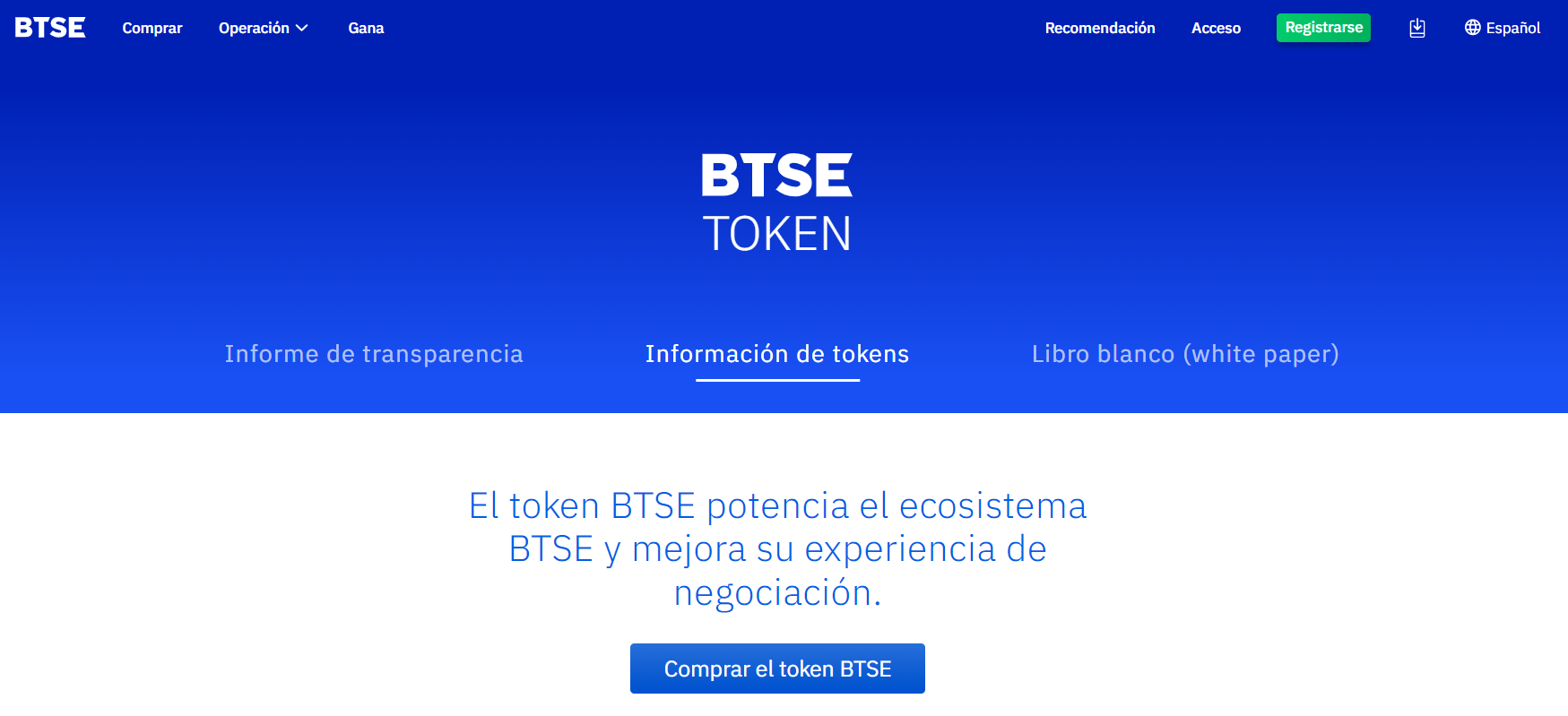 BTSE es el token de intercambio que se ejecuta en Liquid, una red de liquidación basada en la cadena lateral de Bitcoin para comerciantes e intercambios BTSE es el token de intercambio que se ejecuta en Liquid, una red de liquidación basada en la cadena lateral de Bitcoin para comerciantes e intercambios