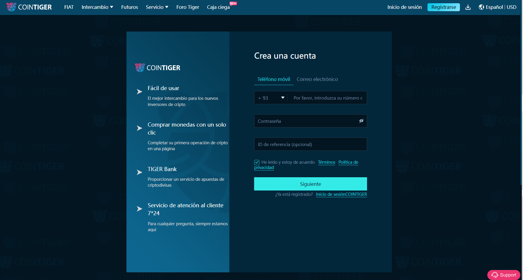 Formulario de inscripción Formulario de inscripción