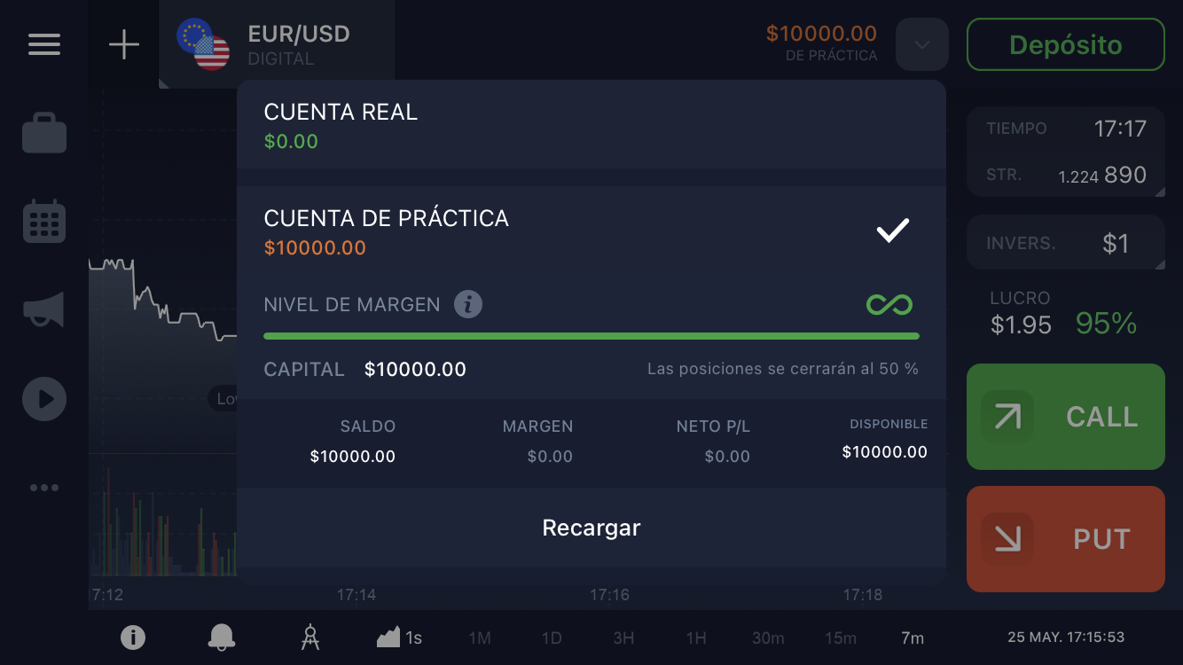 Posibilidad de abrir una cuenta demo Posibilidad de abrir una cuenta demo