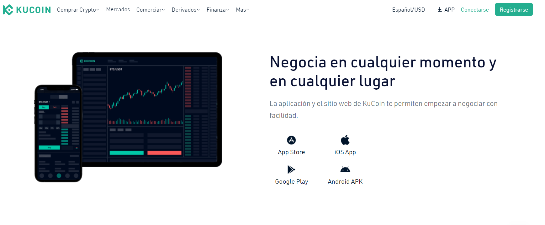 La plataforma de negociación de derivados de KuCoin ofrece una aplicación móvil La plataforma de negociación de derivados de KuCoin ofrece una aplicación móvil