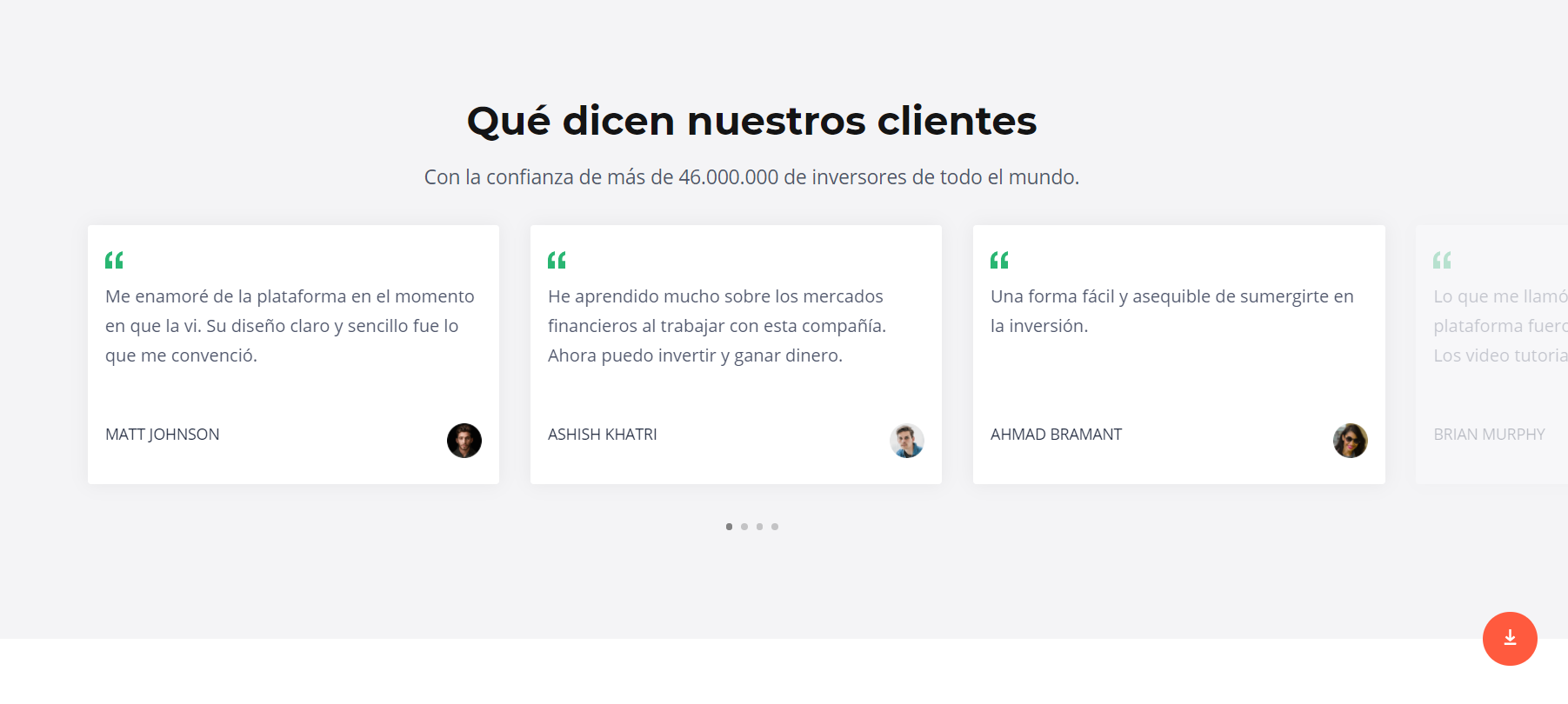 Opiniones sobre la plataforma Opiniones sobre la plataforma