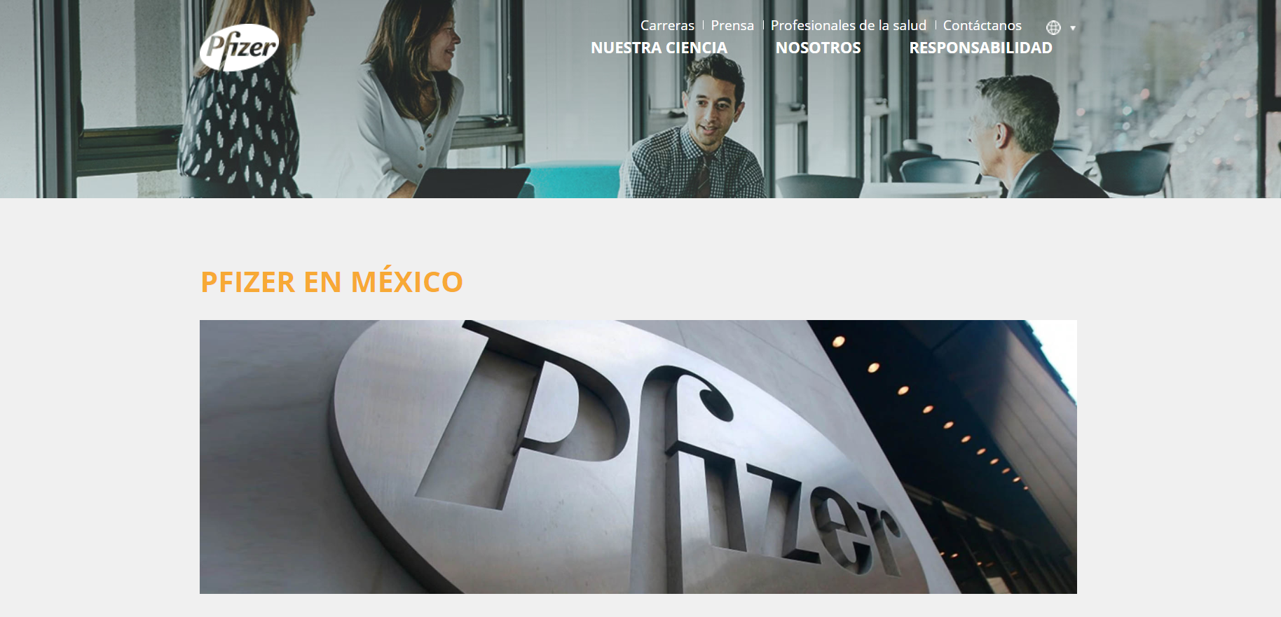 El sitio web oficial de Pfizer en México El sitio web oficial de Pfizer en México
