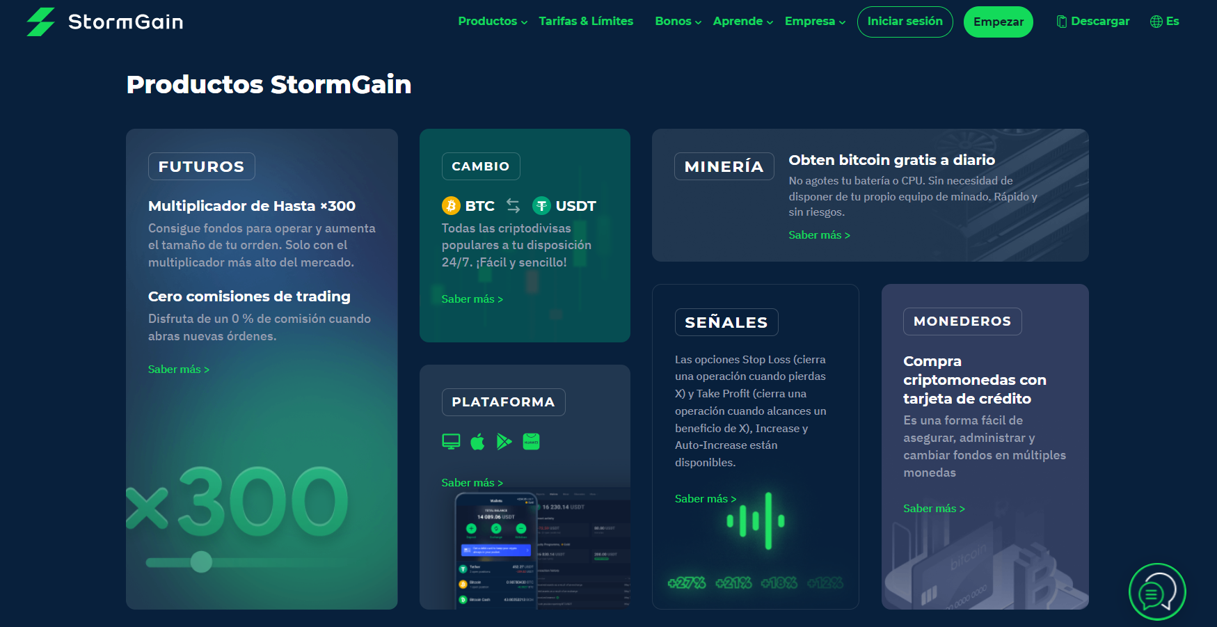 Beneficios de StormGain Beneficios de StormGain