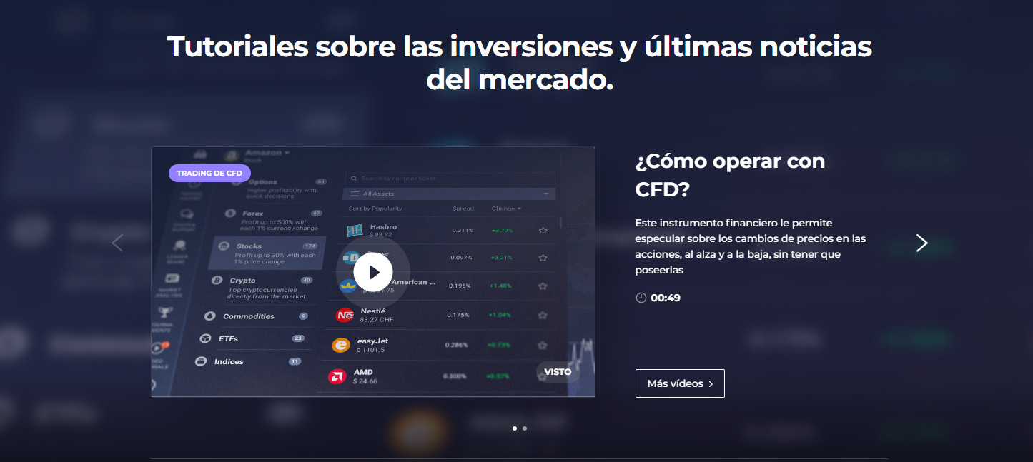 Aprenda a operar con CFD después de registrarse Aprenda a operar con CFD después de registrarse